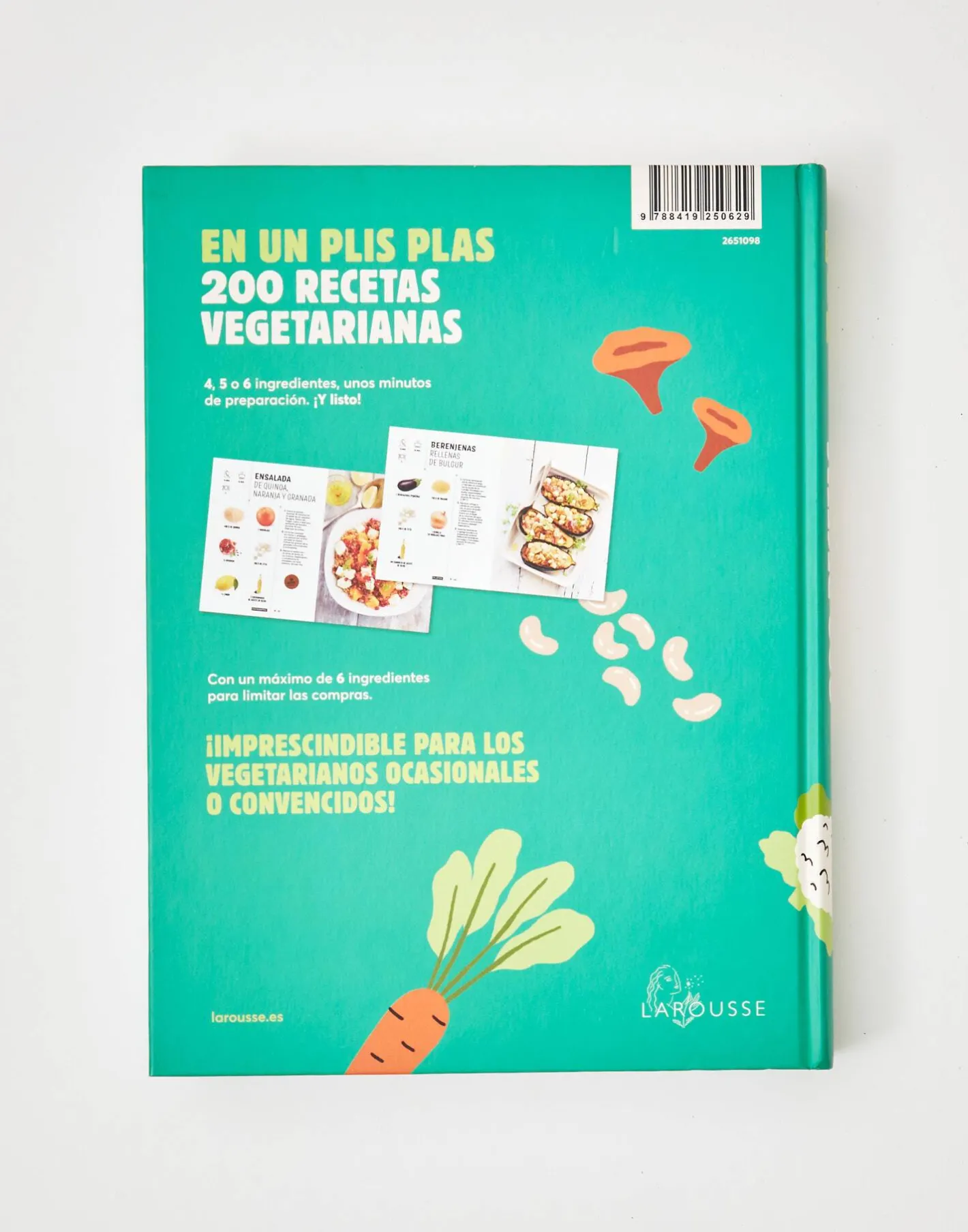 Natura Selection Libros^200 Recetas Vegetarianas