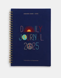 Natura Selection Agendas^Agenda Escolar Bordada Semana Vista 2024-2025