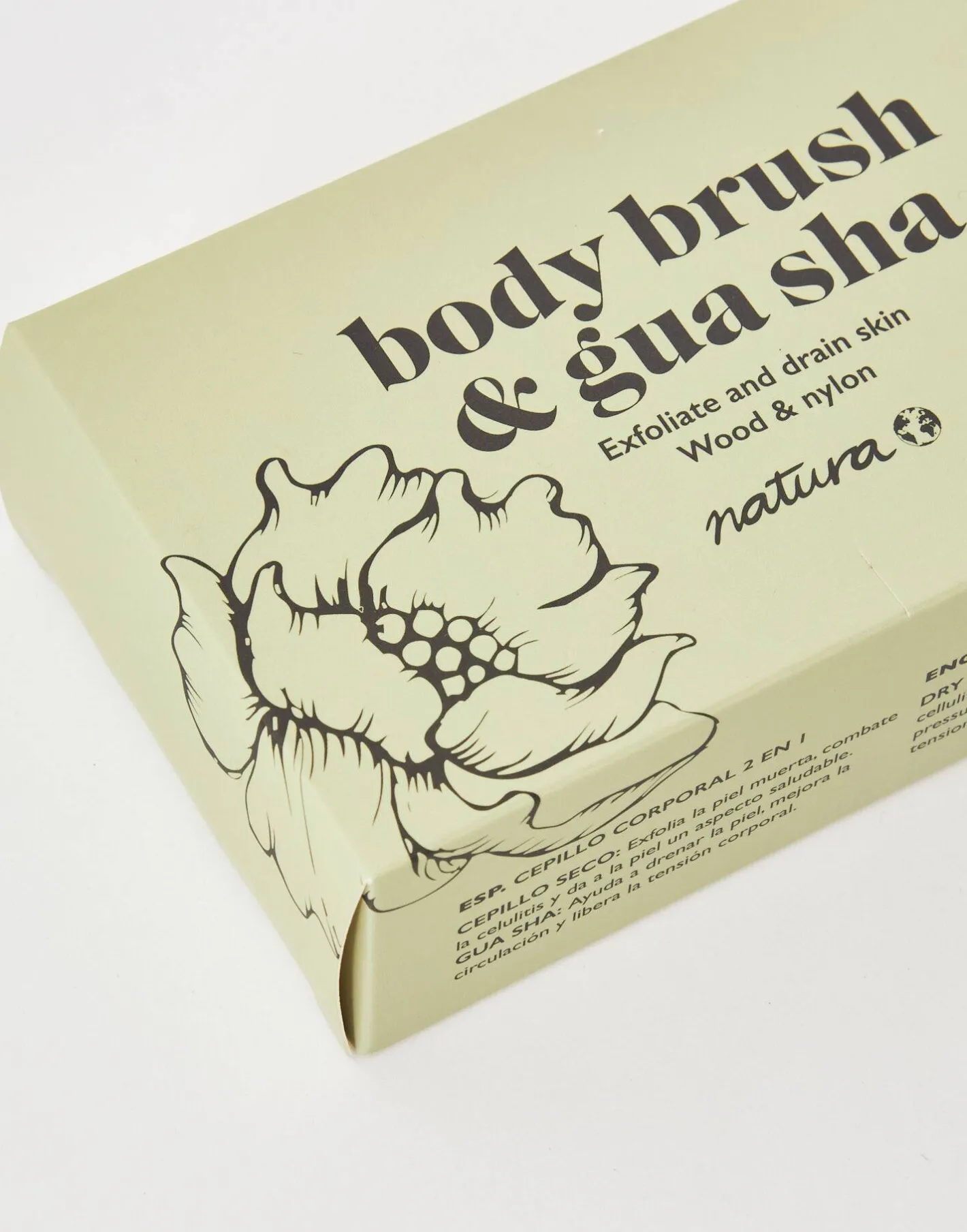 Natura Selection Baño|Bodycare & Beauty^Cepillo Corporal Con Gua Sha