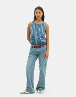 Natura Selection Camisetas Y Tops|Chalecos^Chaleco Denim Neve