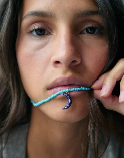 Natura Selection Bisutería^Collar Charm Luna