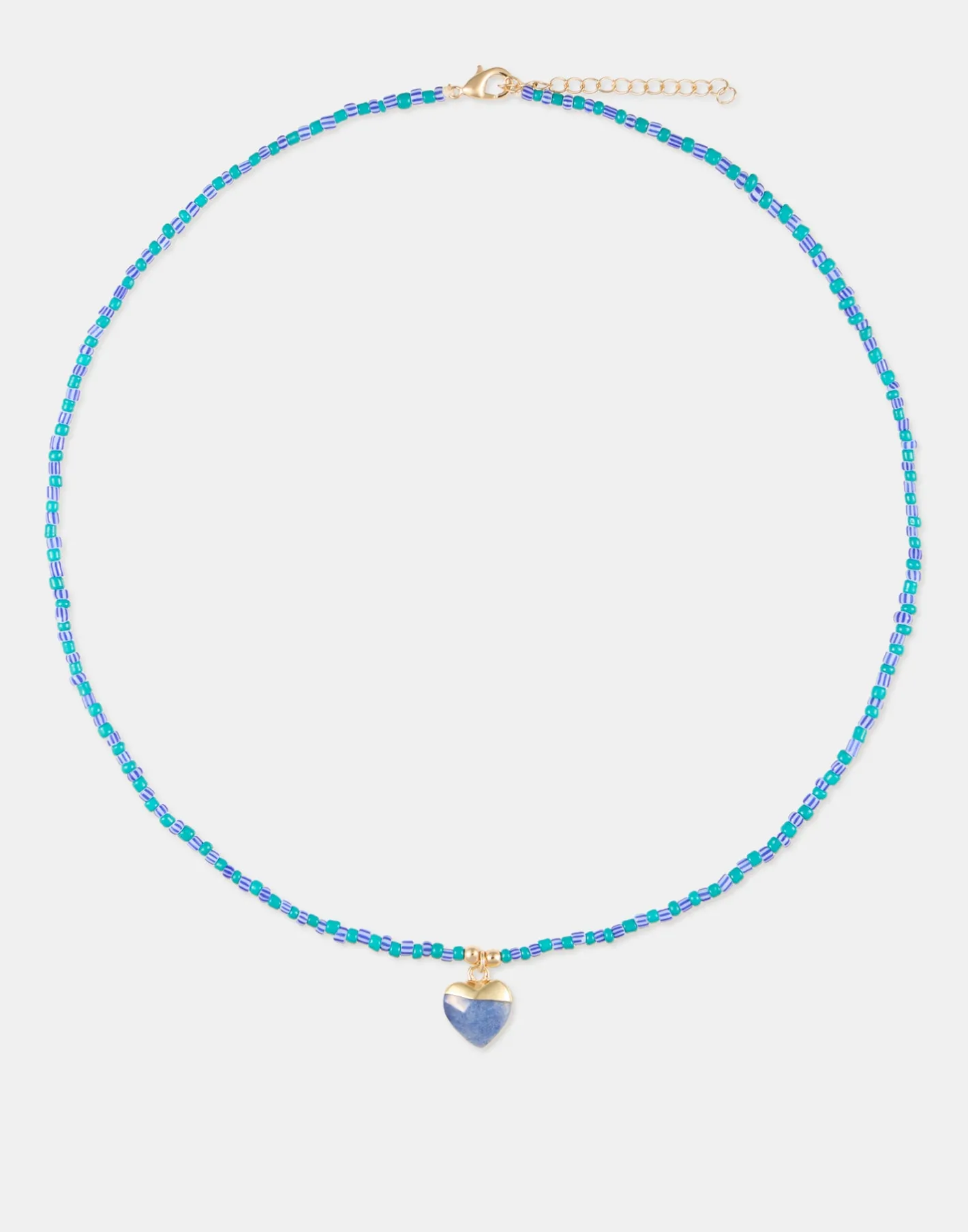 Natura Selection Bisutería^Collar Minicorazón Piedra