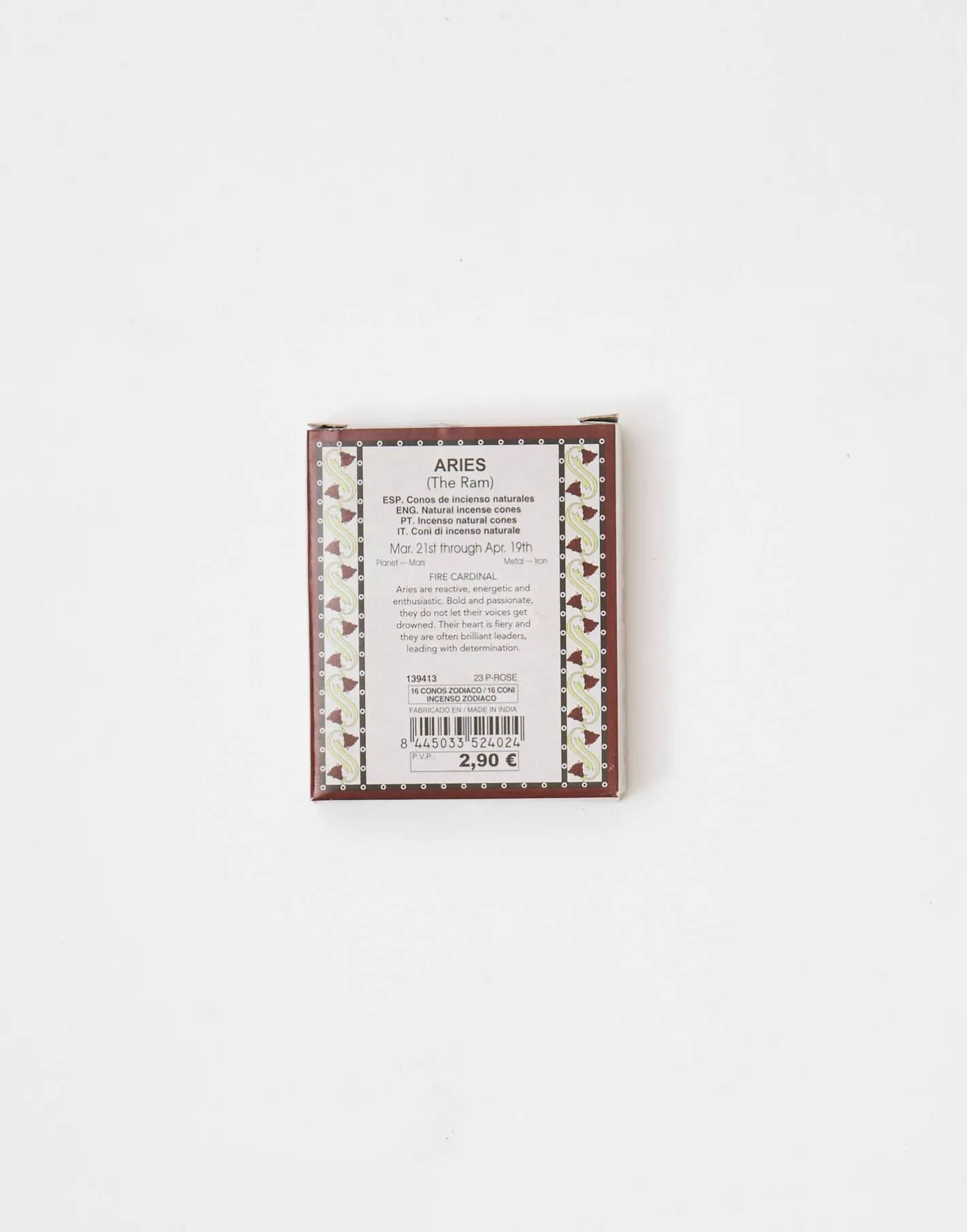 Natura Selection Aromas Y Difusores|Inciensos^Conos Zodiaco