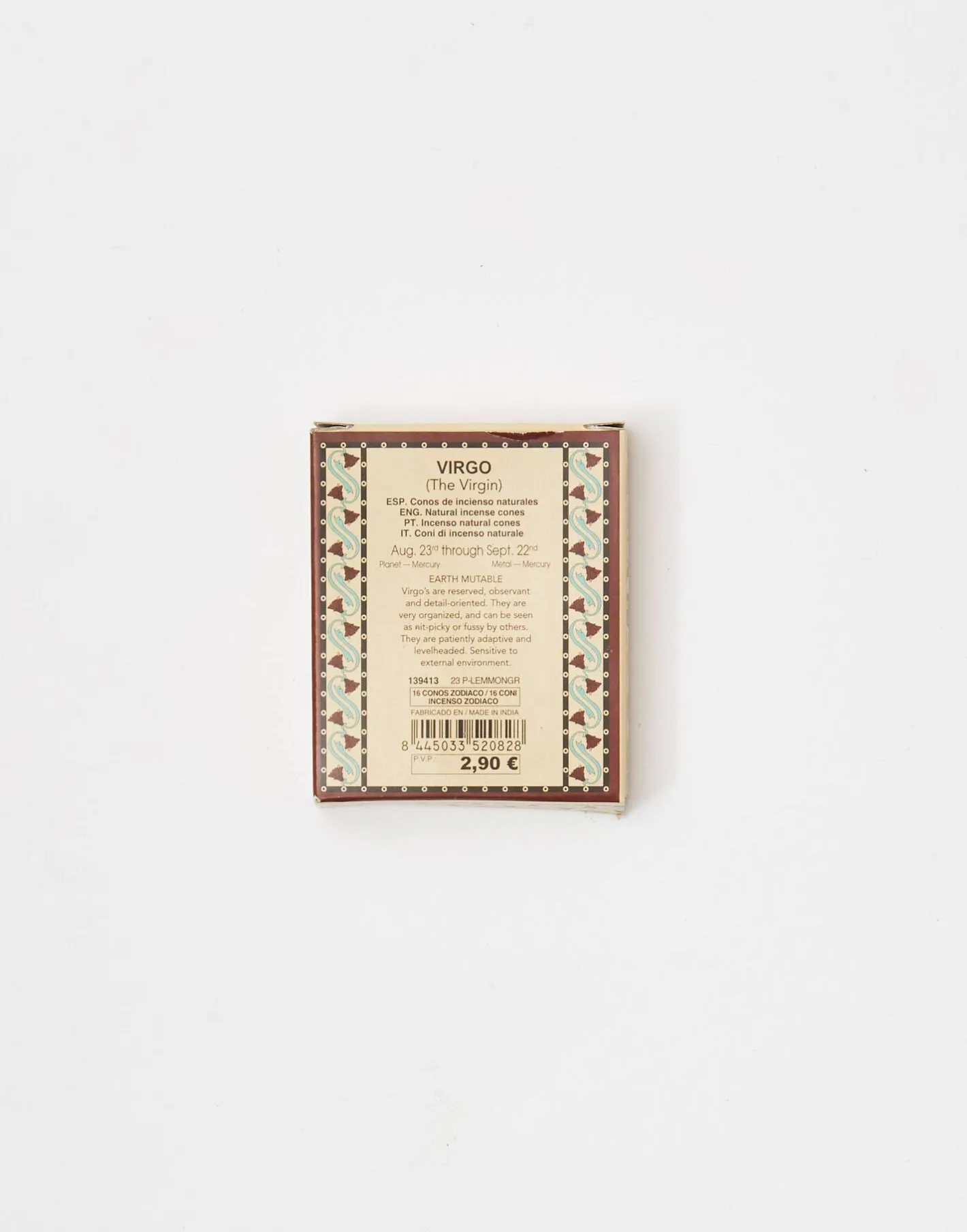 Natura Selection Aromas Y Difusores|Inciensos^Conos Zodiaco