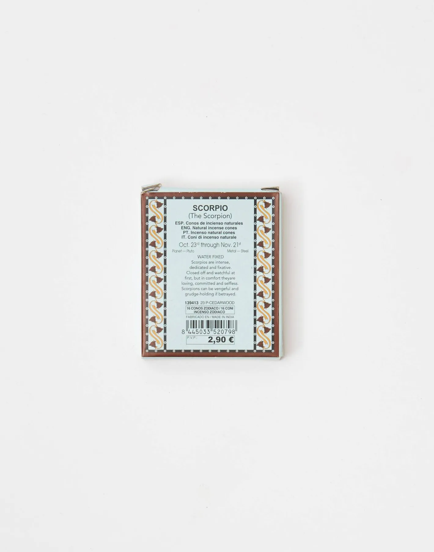 Natura Selection Aromas Y Difusores|Inciensos^Conos Zodiaco