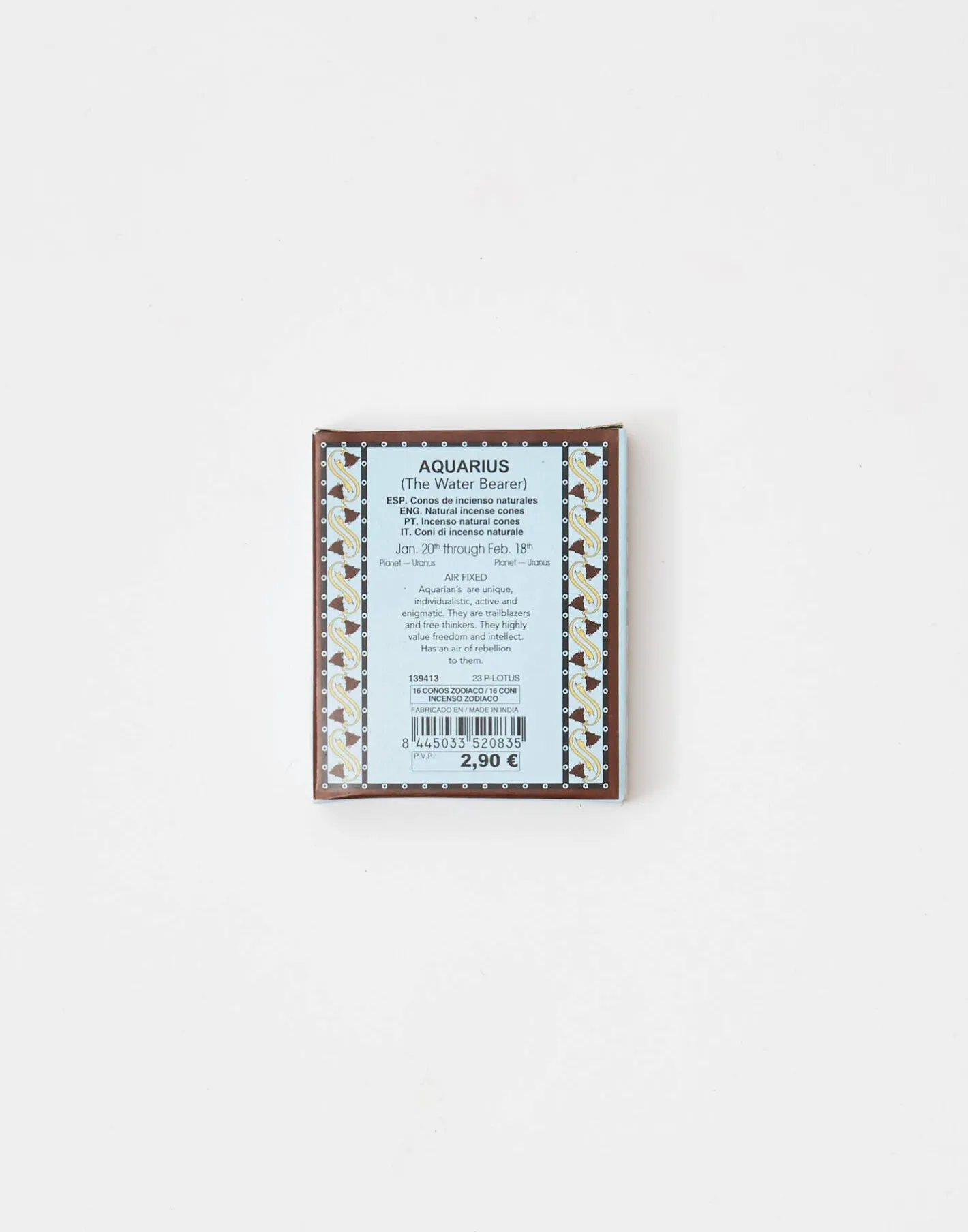 Natura Selection Aromas Y Difusores|Inciensos^Conos Zodiaco