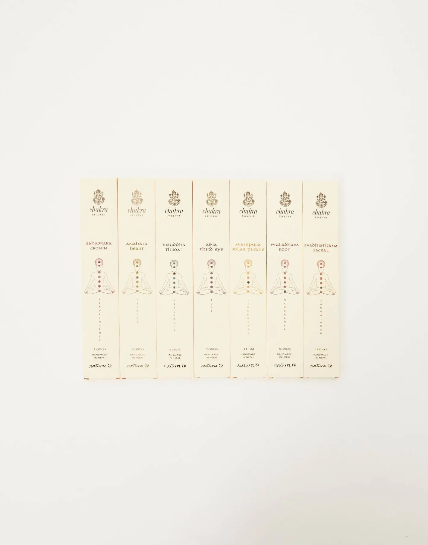 Natura Selection Yoga|Yoga^Incienso Chakras