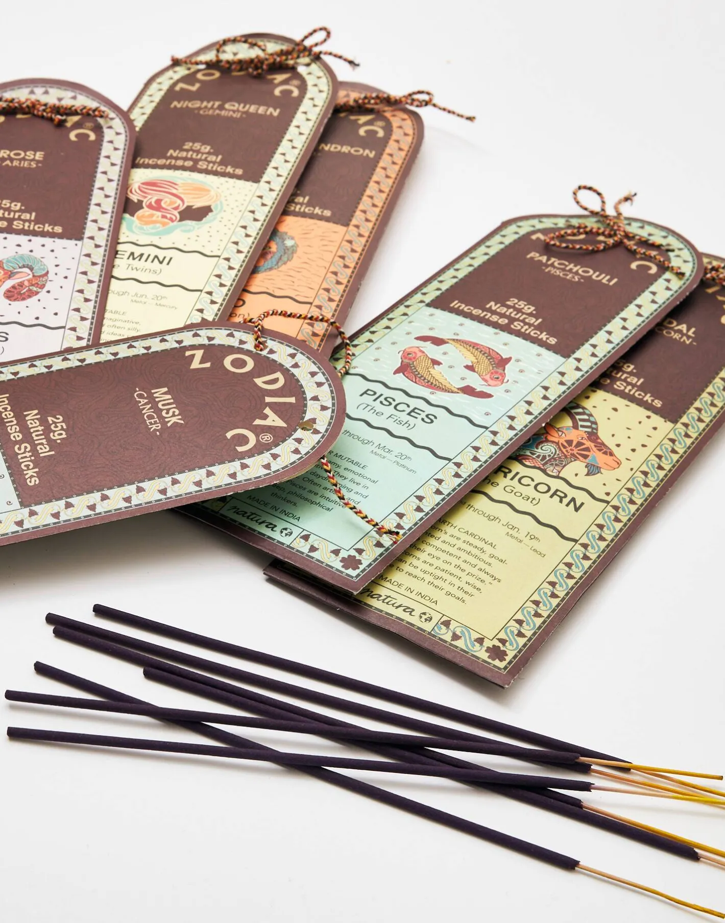 Natura Selection Aromas Y Difusores|Inciensos^Incienso Zodiaco 25gr