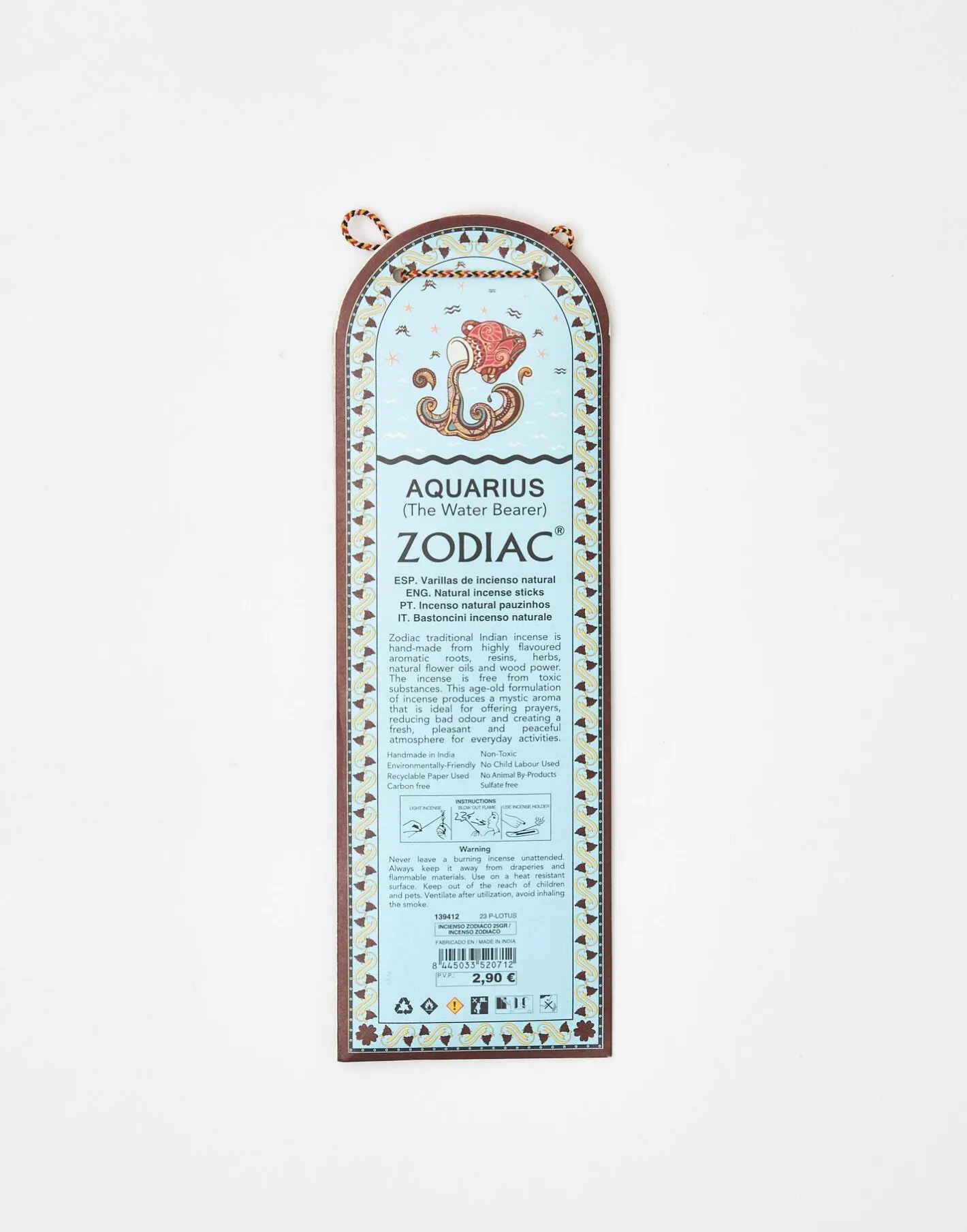 Natura Selection Aromas Y Difusores|Inciensos^Incienso Zodiaco 25gr