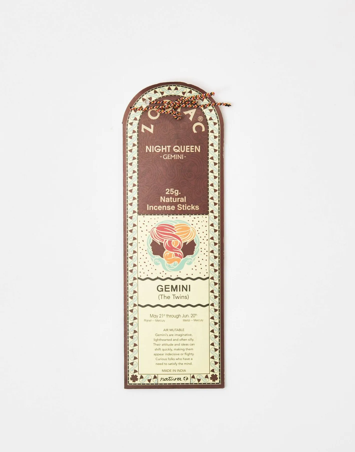 Natura Selection Aromas Y Difusores|Inciensos^Incienso Zodiaco 25gr