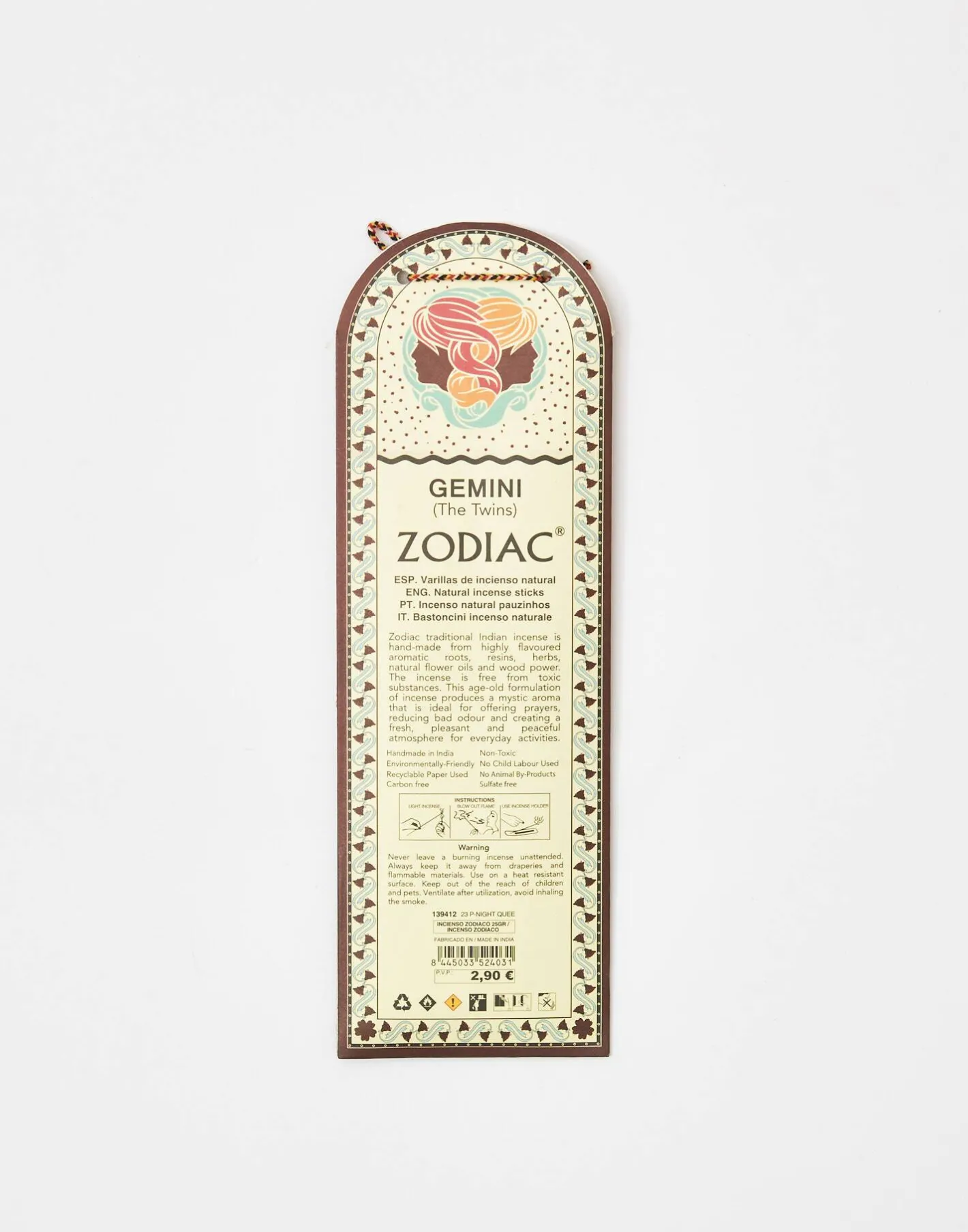 Natura Selection Aromas Y Difusores|Inciensos^Incienso Zodiaco 25gr