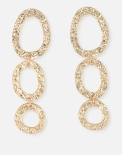 Natura Selection Bisutería^Pendientes Largos Aros Ovalados