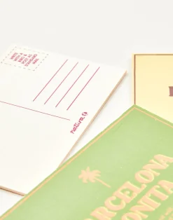 Natura Selection Papelería^Postal Barcelona Bonita Madera