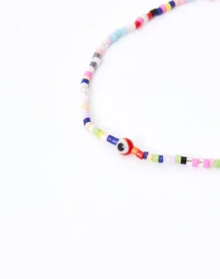 Natura Selection Bisutería^Pulsera Cuentas Mini Ojo Turco