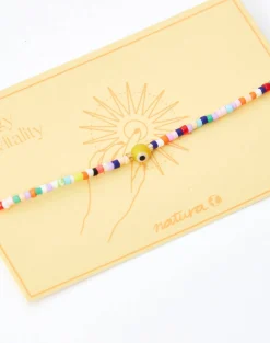 Natura Selection Bisutería^Pulsera Cuentas Mini Ojo Turco