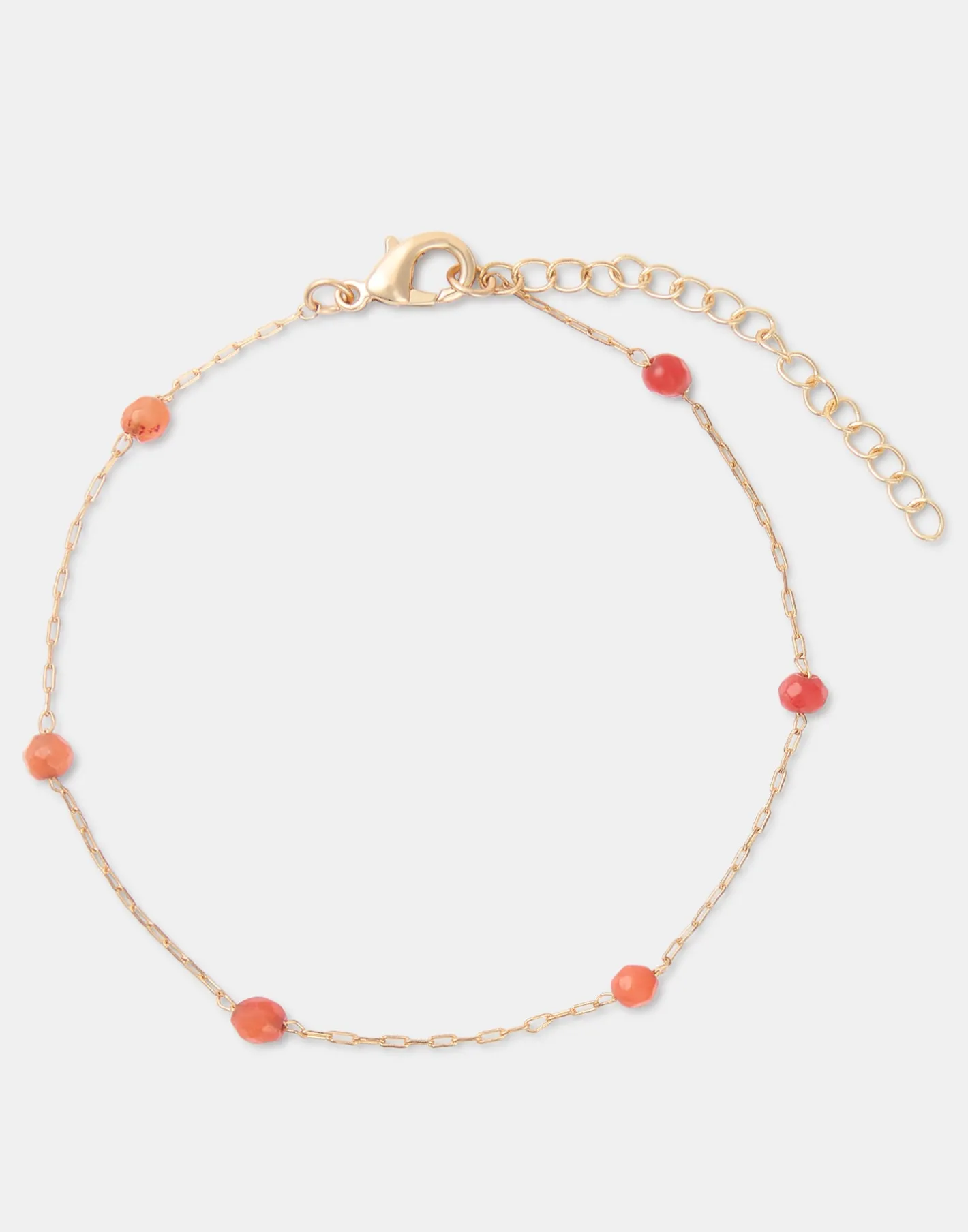 Natura Selection Bisutería^Pulsera Dorada Piedra Color