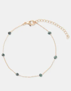 Natura Selection Bisutería^Pulsera Dorada Piedra Color