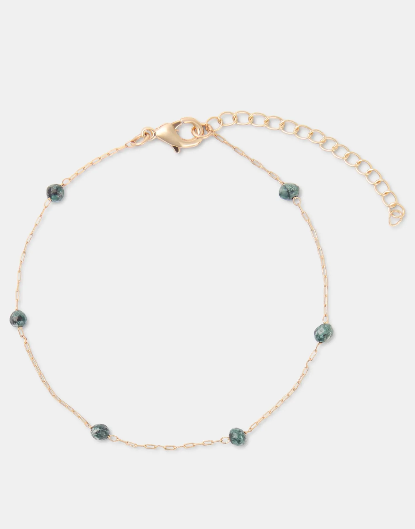 Natura Selection Bisutería^Pulsera Dorada Piedra Color