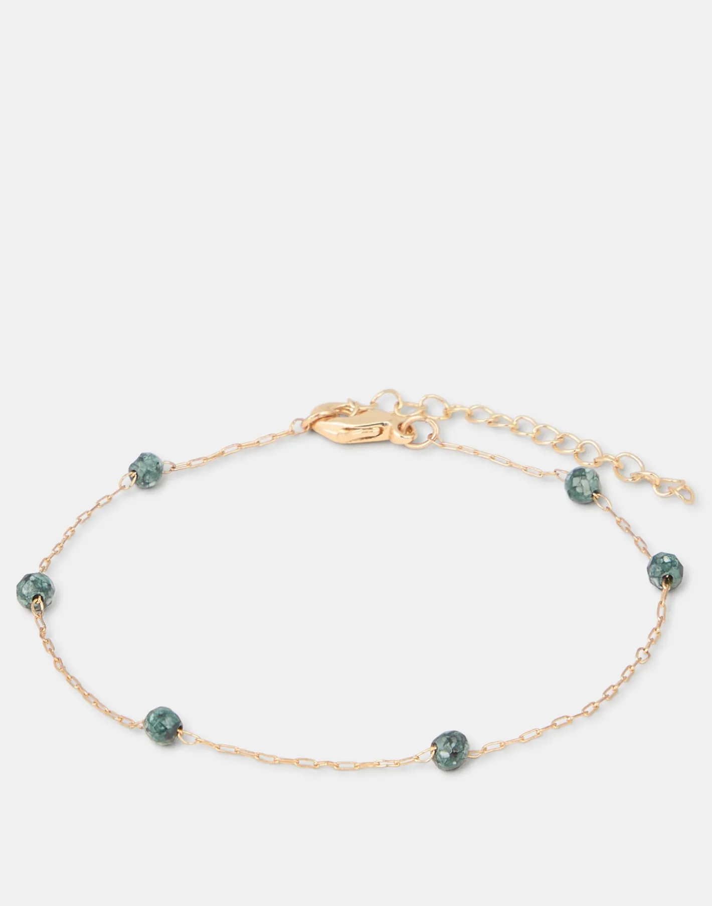 Natura Selection Bisutería^Pulsera Dorada Piedra Color