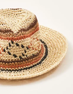 Natura Selection Sombreros Y Gorras^Sombrero Papel Rombos
